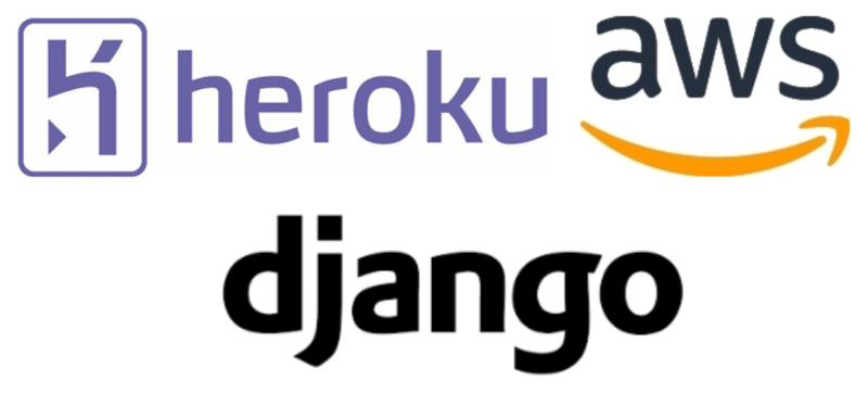 Django Heroku AWS logo